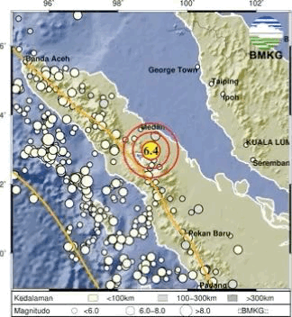 Gempa Magnitudo 6,3 Guncang Simalungun, Warga Aceh Selatan dan Meulaboh Rasakan Hentakan Kuat