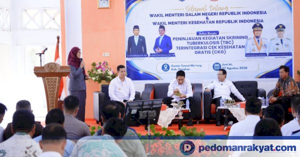 Wamenkes dan Wamendagri Tinjau Skrining TB di Pangkep, Desa Siaga Capai 100 Persen dan Bakal Jadi Percontohan Nasional
