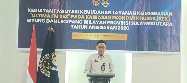 Gubernur Sulut Apresiasi Program Layanan Keimigrasian Ultima I’M SEZ di KEK Bitung dan Likupang