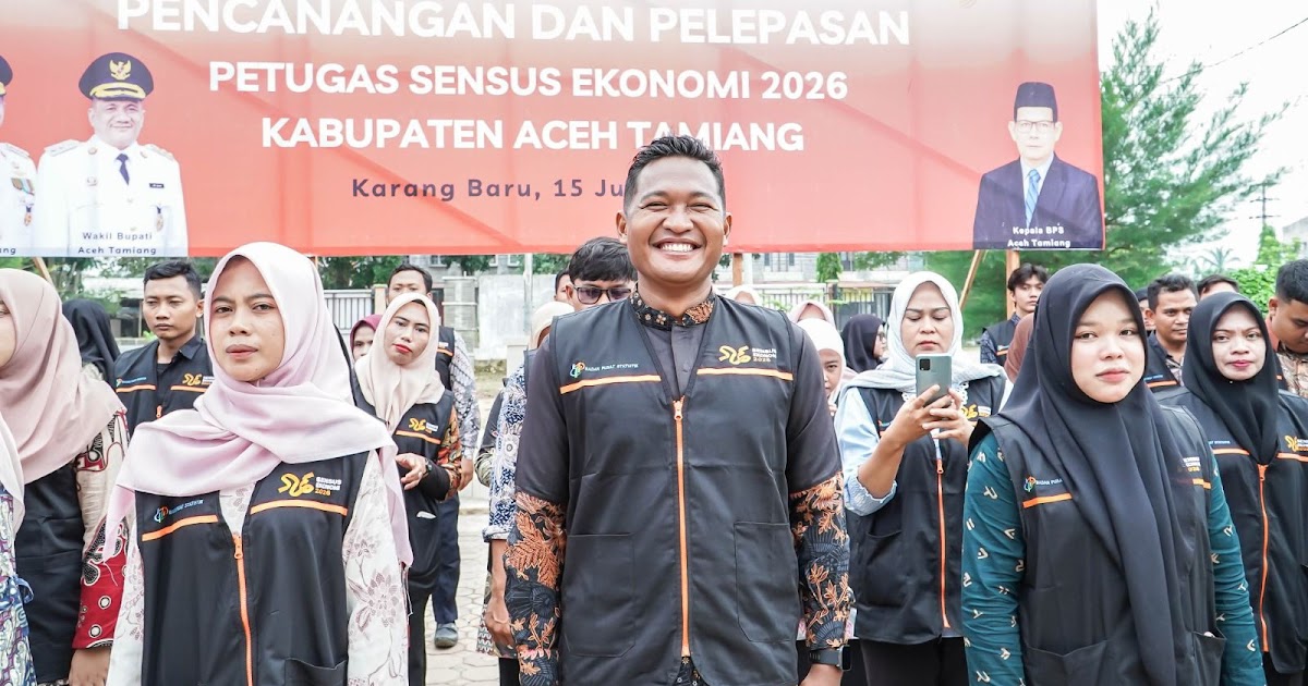273 Petugas BPS Mulai Sensus Ekonomi 2026 di Aceh Tamiang, Bupati Ingatkan Jangan Rekayasa Data