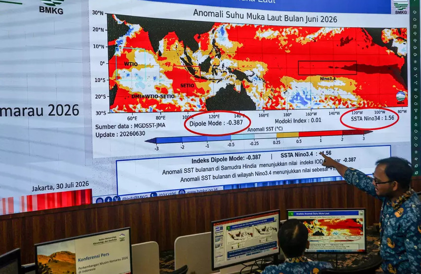 El Nino Diprediksi Kuat hingga Awal 2027, BMKG Sebut 509 Zona Musim di Kalimantan dan Jawa Telah Masuk Kemarau
