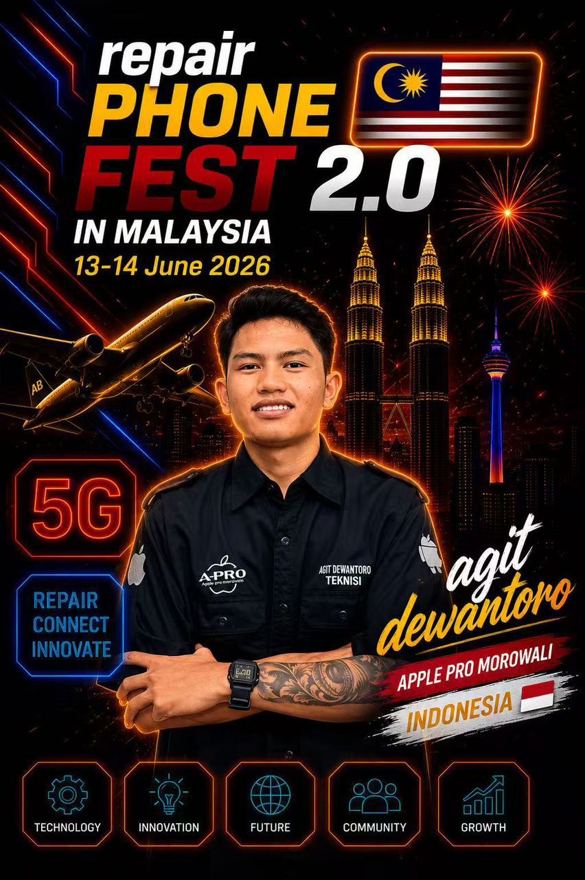 Teknisi Asal Morowali Agit Apple Pro Siap Bertarung di Kompetisi Internasional Malaysia, Harumkan Nama Sulawesi Tengah