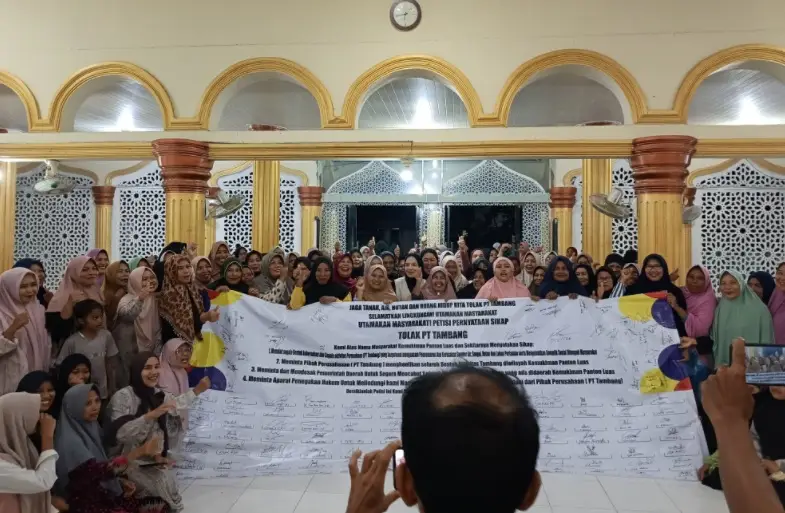 Ribuan Warga Samadua Aceh Selatan Tolak Dua IUP Tambang, Luas Konsesi Capai 1.491 Hektare