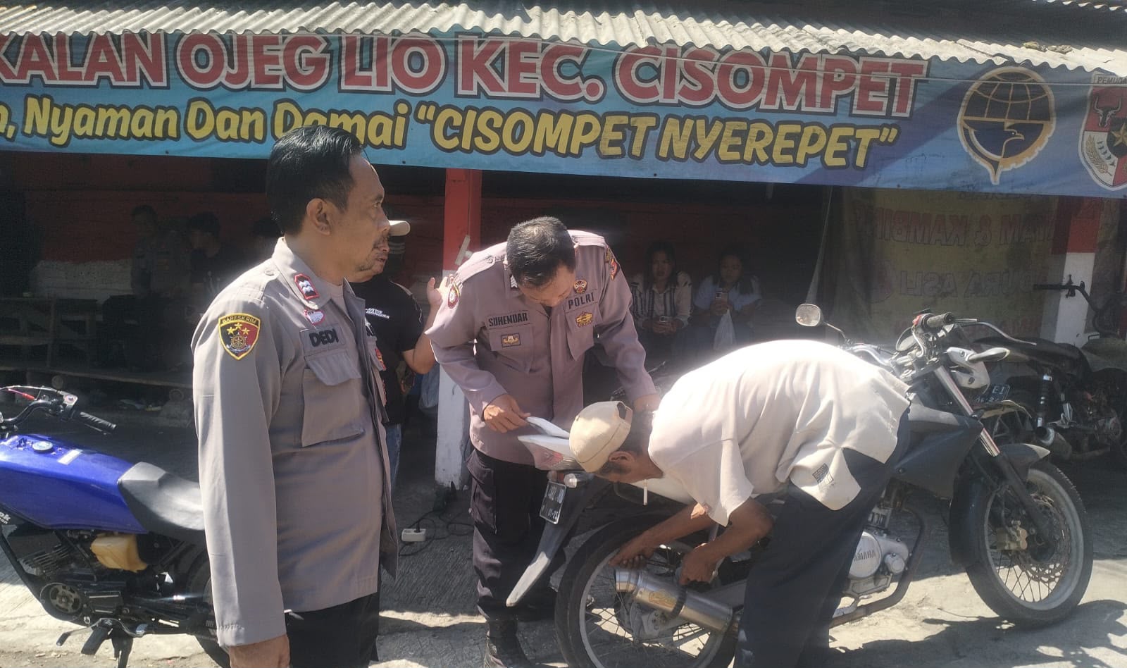 Polsek Cisompet Garut Amankan 8 Motor Knalpot Brong, Respons Keluhan Warga soal Kebisingan