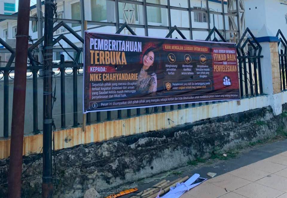 Spanduk Wajah Yeyen Bertebaran di Kota Bengkulu, PTP Pastikan Eks Karyawan Tak Lagi Bertugas