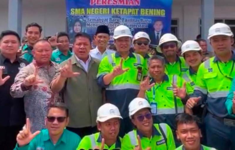 Gubernur Herman Deru Resmikan SMA Negeri Ketapat Bening di Musi Rawas Utara, Hasil Sinergi CSR Perusahaan dan Pemprov Sumsel