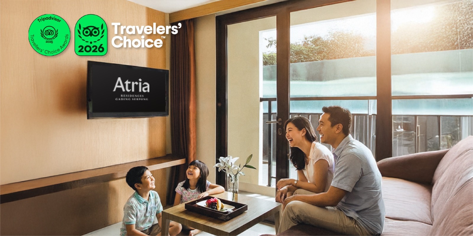 Atria Hotel & Residences Gading Serpong Raih Penghargaan Tripadvisor Dua Tahun Beruntun, Bukti Kepuasan Tamu