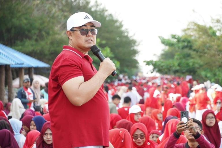20 Ribu Penari Ukir Rekor Dunia di Pantai Panjang Bengkulu, Parade 'Bengkulu Menari' Tembus 3,6 Km