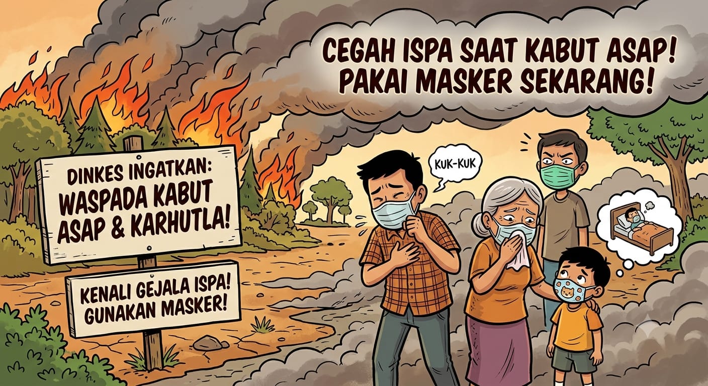 Dinkes Kotim Waspadai Dampak Kemarau dan Kabut Asap, Imbau Warga Jaga Kualitas Udara dan Air Bersih