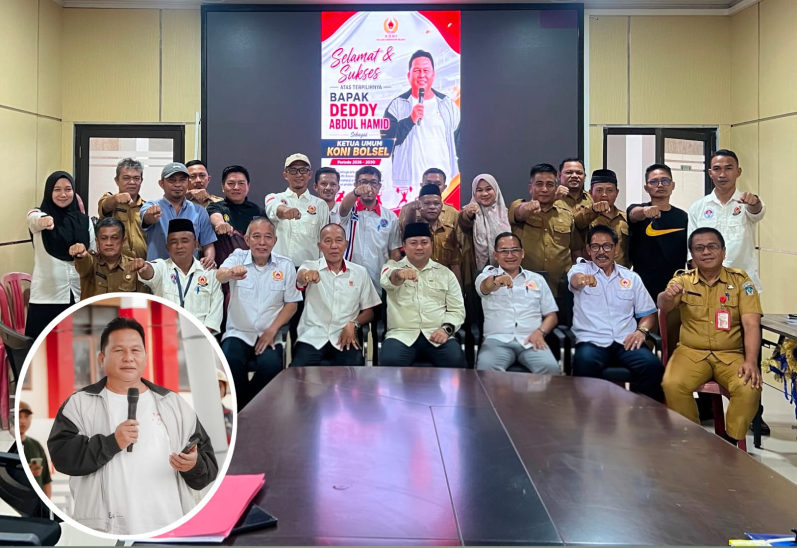 Bupati Iskandar Buka Musorkab KONI Bolsel, Deddy Abdul Hamid Terpilih Secara Aklamasi Jadi Ketua