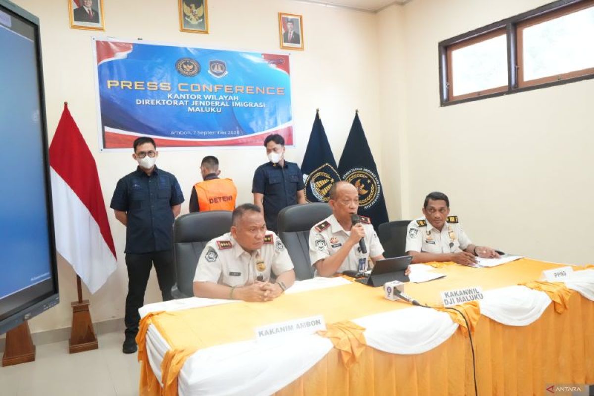 Kanwil Imigrasi Maluku Amankan WNA Thailand di Buru Selatan, 10 Tahun Tinggal Tanpa Dokumen