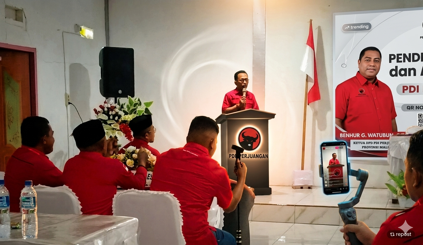 Kader PDIP di Buru Selatan Ikuti Pendidikan dan Musancab, Amin Buton Ingatkan Tiga Prinsip Pilih Pemimpin