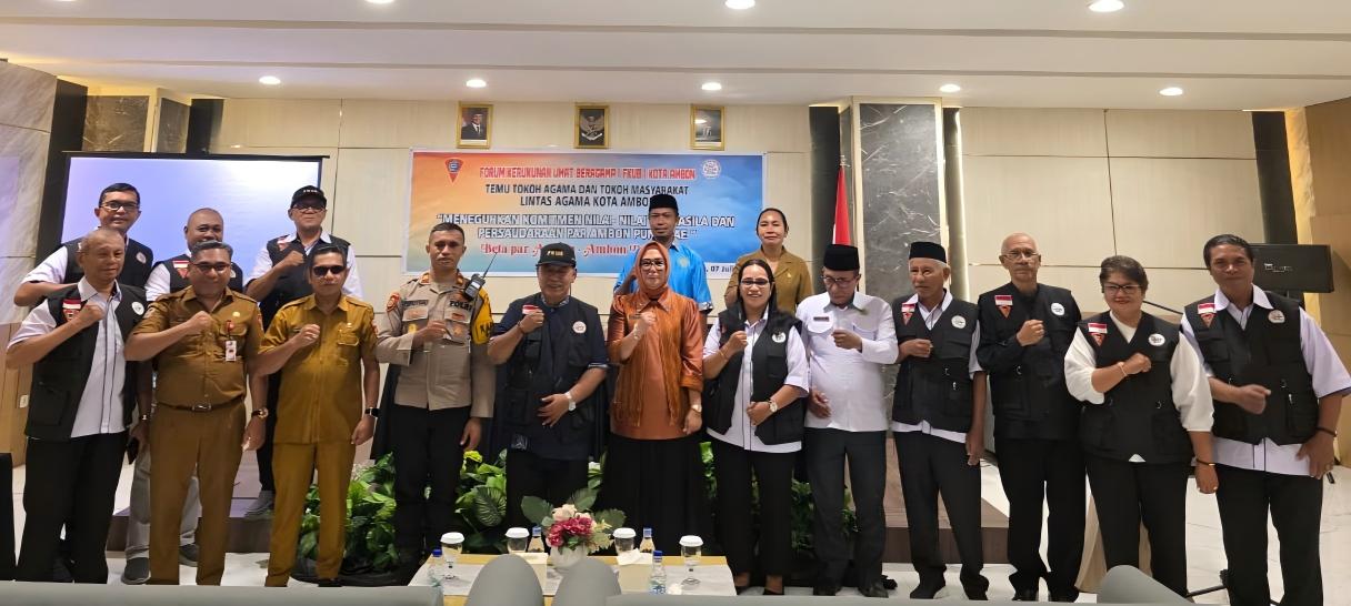 Wawali Ambon Ely Toisutta Ajak Tokoh Agama Perkuat Deteksi Dini Konflik demi Jaga Perdamaian di Kota Manise