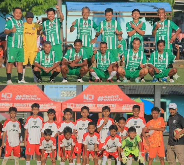 Laga Unik HUT Wonogiri: Tim Anak-Anak Gilas Para Ayah 4-0, Aksi Gocekan Bikin Terpingkal
