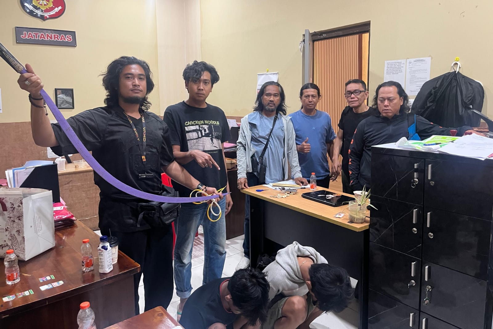 Dua Remaja Diamankan Polresta Banjarmasin Bawa Celurit 160 Cm, Warga Resah Lapor 110