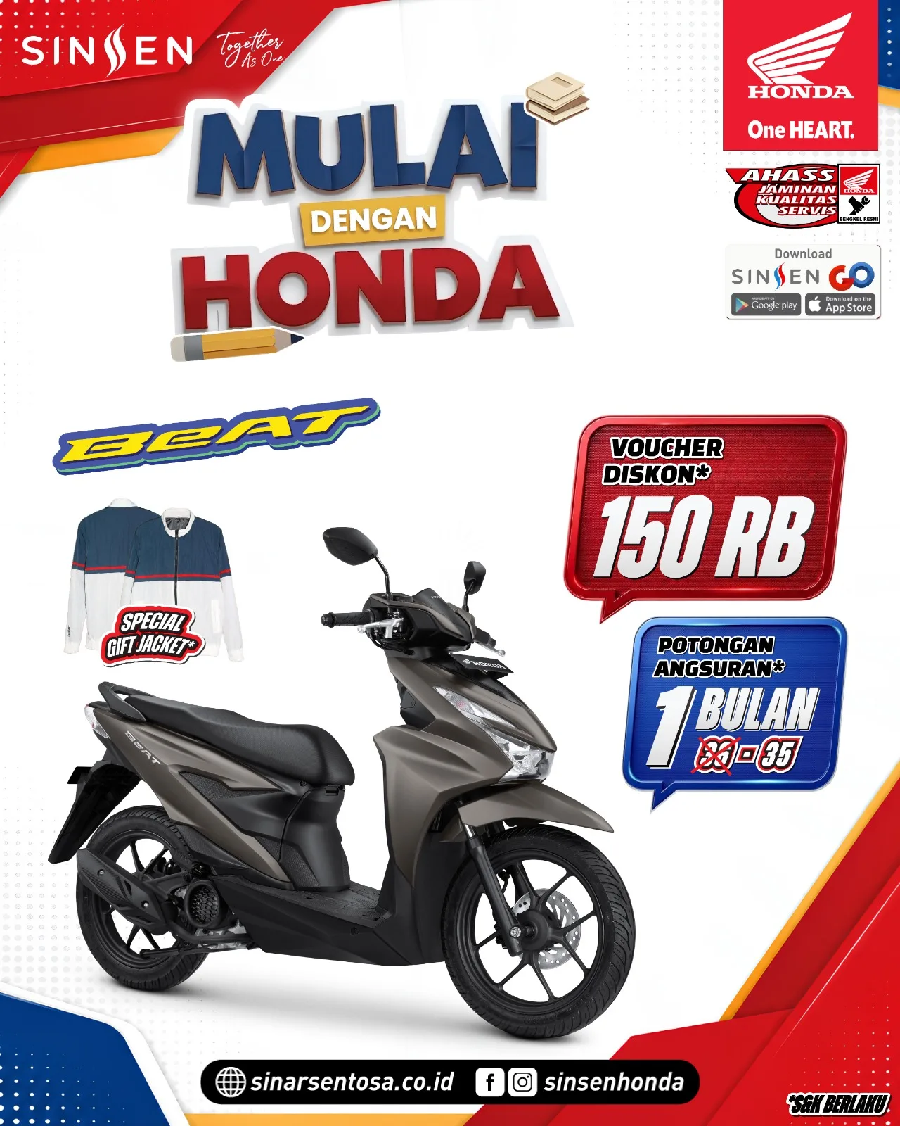 Promo Skutik Honda di Jambi Sambut Tahun Ajaran Baru, Diskon hingga Rp600 Ribu untuk Pelajar dan Mahasiswa