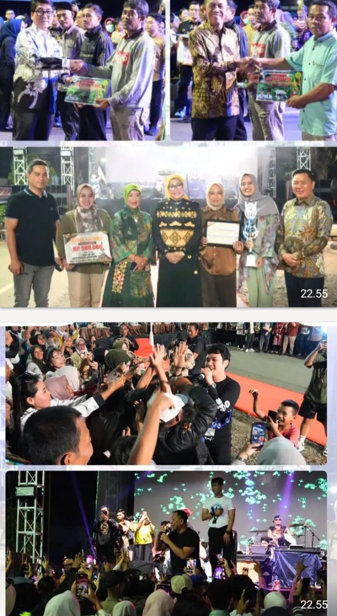 Puncak Harlah ke-80 Lampung Utara: Aldi Taher dan Vicky Prasetyo Hibur Ribuan Warga di MPP Kotabumi
