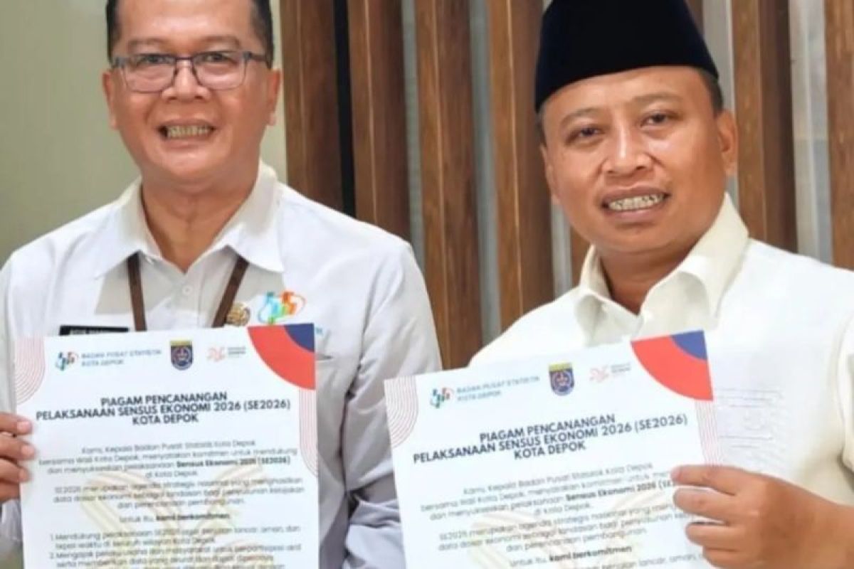 Pemkot Depok dan BPS Teken Komitmen Sukseskan Sensus Ekonomi 2026, Data Jadi Acuan Pembangunan Daerah