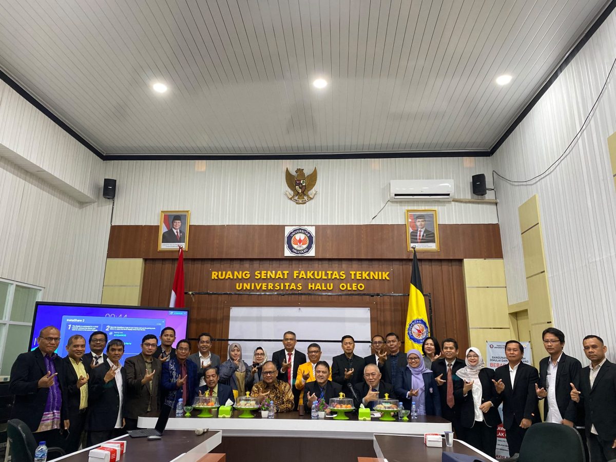 Plt Rektor UHO Apresiasi Pemilihan Dekan Fakultas Teknik yang Berlangsung Kekeluargaan, Dorong Kolaborasi untuk Pembangunan Daerah
