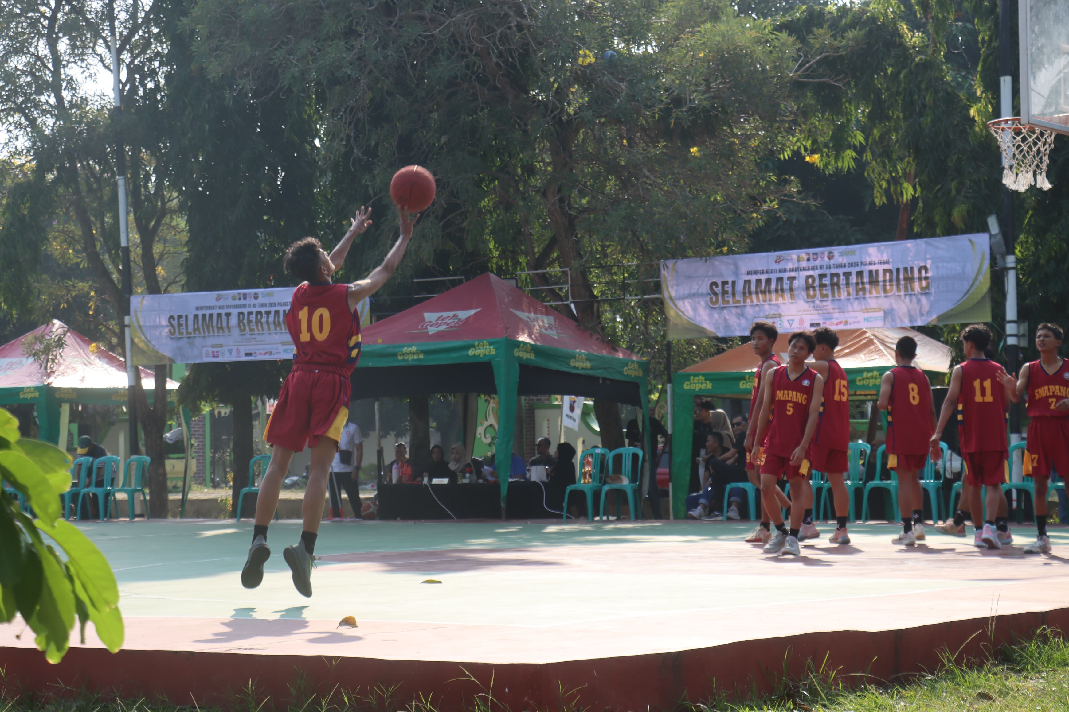 Polres Tegal Gelar Turnamen Basket Pelajar Bhayangkara Ball 2026, 16 Tim SMA/SMK Bertanding di Slawi
