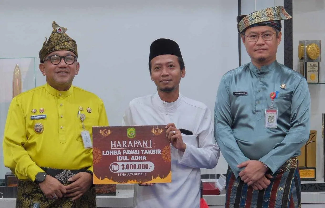 Remaja Masjid Al Mukhlisin Juara Lomba Pawai Takbir Iduladha di Tanjungpinang, Wali Kota: Bukan Sekadar Perlombaan