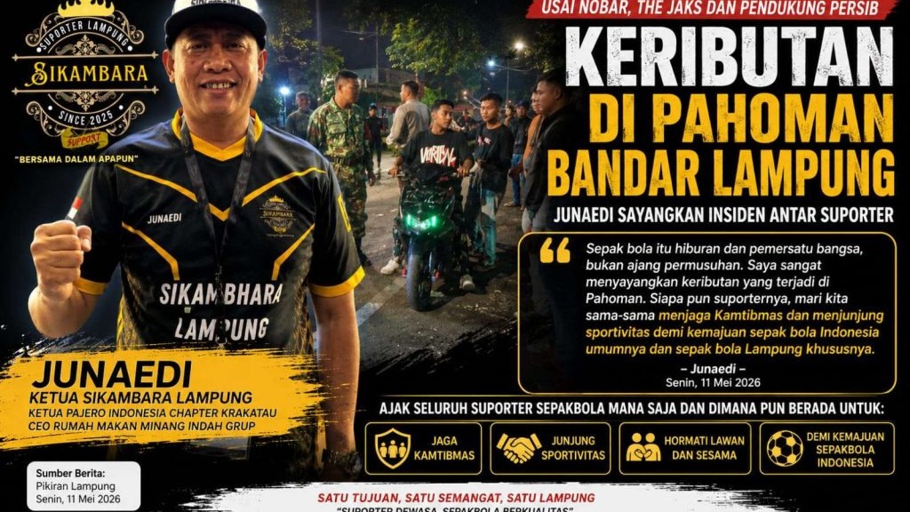Keributan Suporter Usai El Clasico di Bandar Lampung, Satu Petugas Kafe Luka di Kepala
