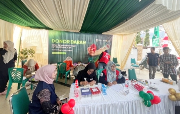 Bank Aceh Kumpulkan 1.648 Kantong Darah dari 26 Cabang di Aceh dan Sumatera Utara Saat HUT ke-53