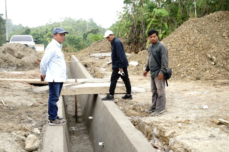Wabup Bulungan Monev 3 Kecamatan, Cek Proyek Jalan Rp 8,3 Miliar di Tanjung Palas