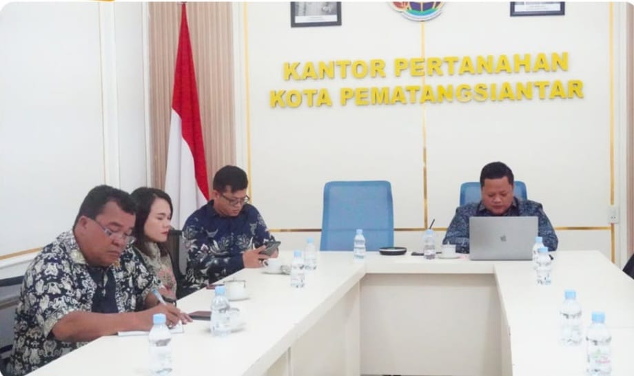 Kantah Pematangsiantar Ikuti Rakor Sertifikasi Aset Tanah dan PSU, Targetkan Kepastian Hukum di Sumut