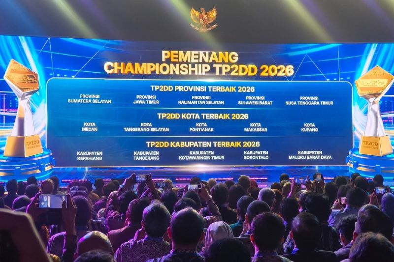 Pemkab Kotim Raih Penghargaan TP2DD Terbaik 2026 Tingkat Kabupaten Kawasan Kalimantan