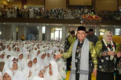 Ribuan Pelajar SD dan MI di Tapin Ikuti Khataman Al-Qur’an Massal ke-37, Jadi Syarat Kelulusan