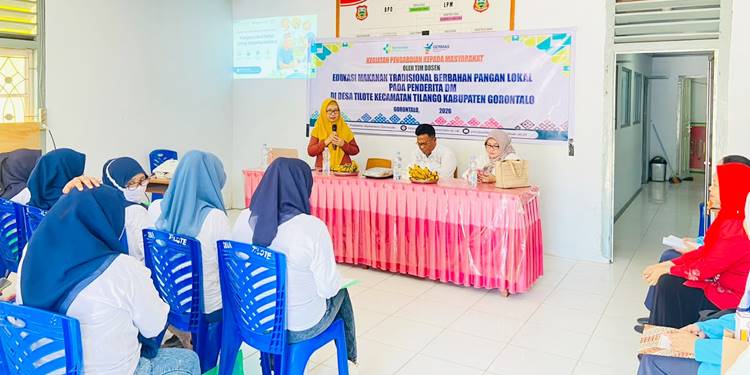 Poltekkes Gorontalo Edukasi Pangan Lokal untuk Penderita Diabetes di Desa Tilote, Ganti Nasi dengan Sagu dan Ubi Jalar