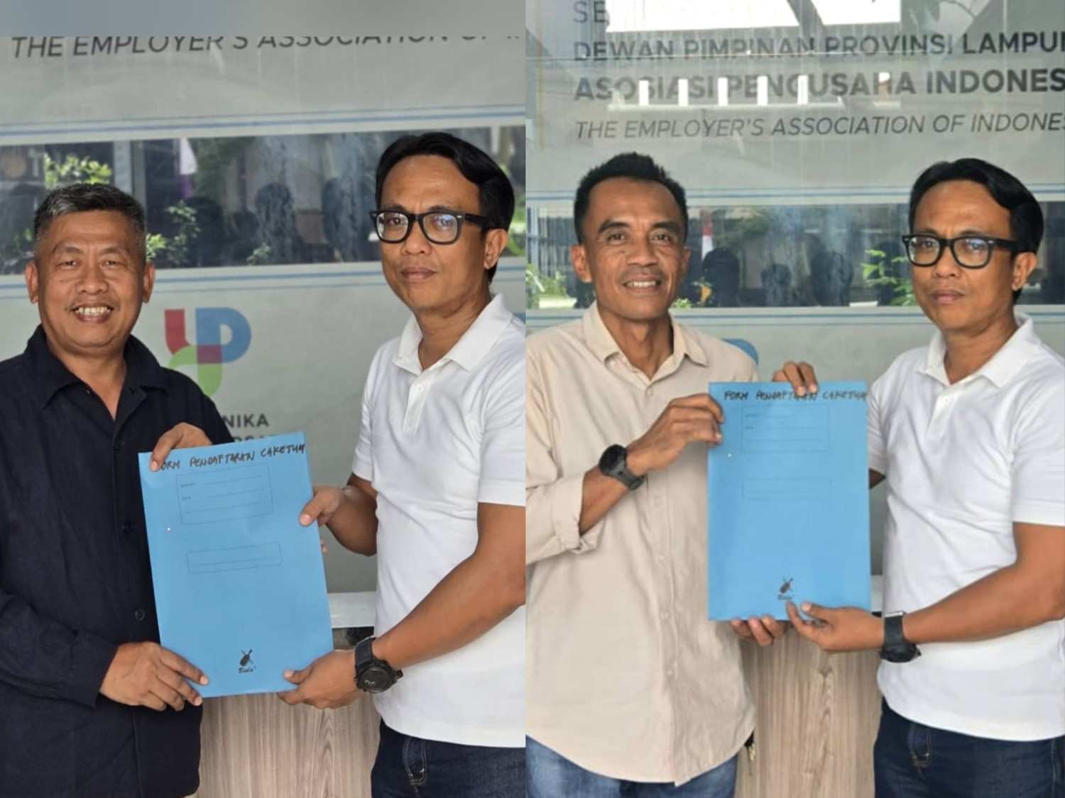 Dua Pengusaha Berebut Kursi Ketua APINDO Lampung, Junaedi dan Tatang Rohadi Ambil Formulir
