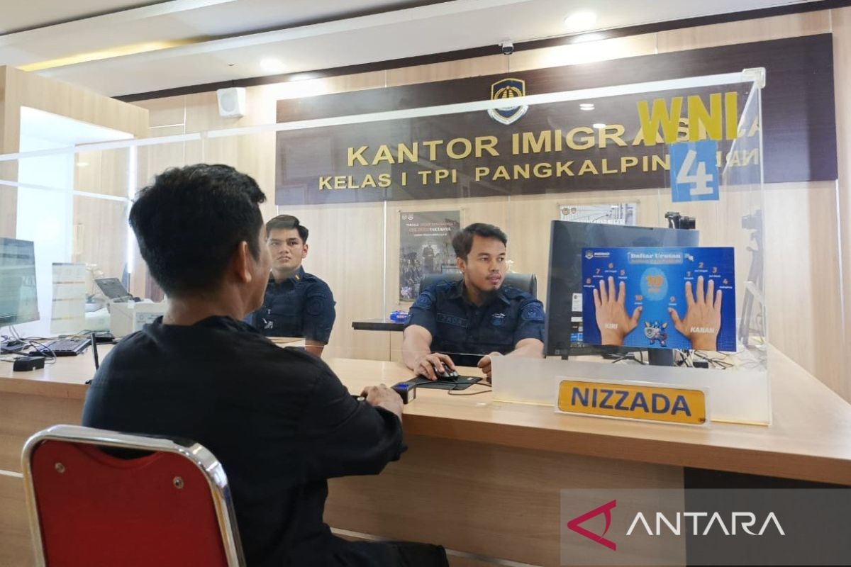 Imigrasi Pangkalpinang Tolak 25 Permohonan Paspor Terindikasi PMI Ilegal Selama Semester I 2026, Terbanyak di Kota Pangkalpinang