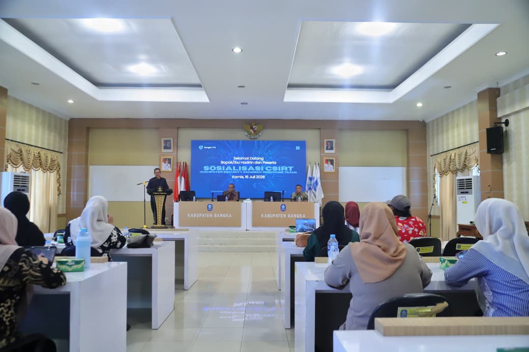 Dinkominfotik Bangka Bentuk CSIRT untuk Tangkal Serangan Siber di Tengah Digitalisasi Layanan Publik