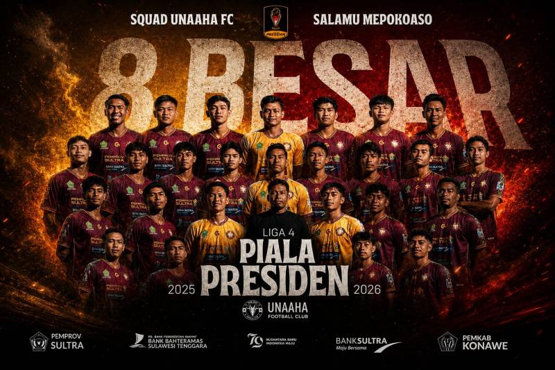 Laskar Anoa Unaaha FC Bidik Kemenangan Lawan Persibangga Purbalingga demi Tiket Semifinal Liga 4 dan Promosi ke Liga 3