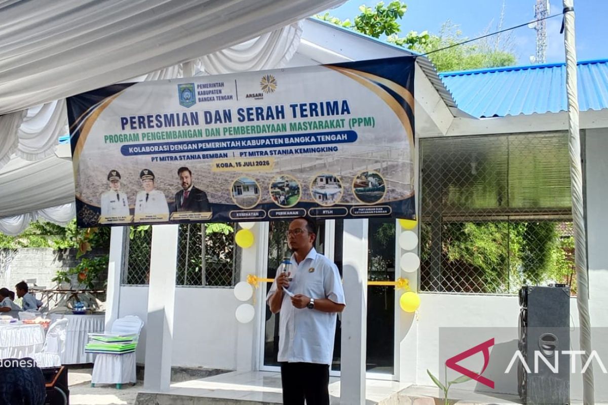 Bangka Tengah Terima Hibah Gedung Posyandu Rp354 Juta dari PT MSK, Bupati Sebut Bisa Layani Lansia