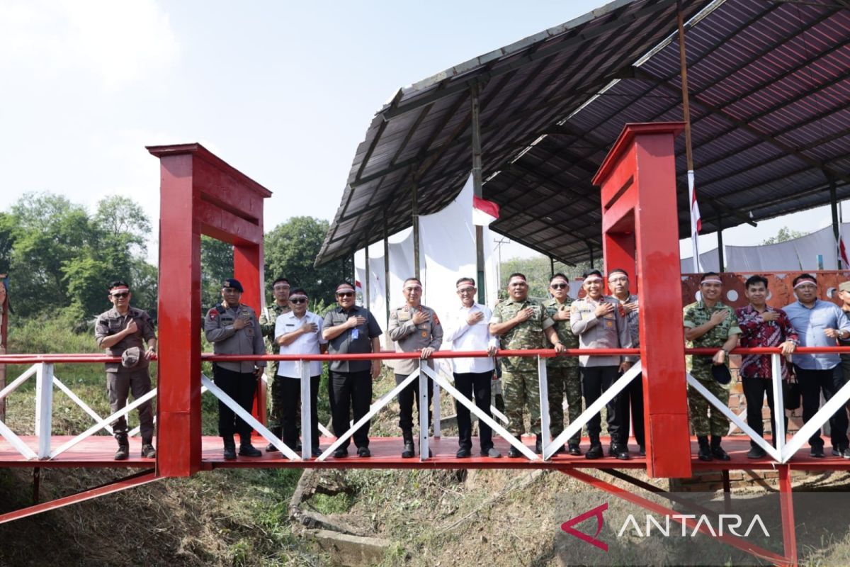 Polda Sumsel Resmikan 81 Jembatan Merah Putih Presisi, 74 Unit Rampung dan Layani 100.900 Jiwa