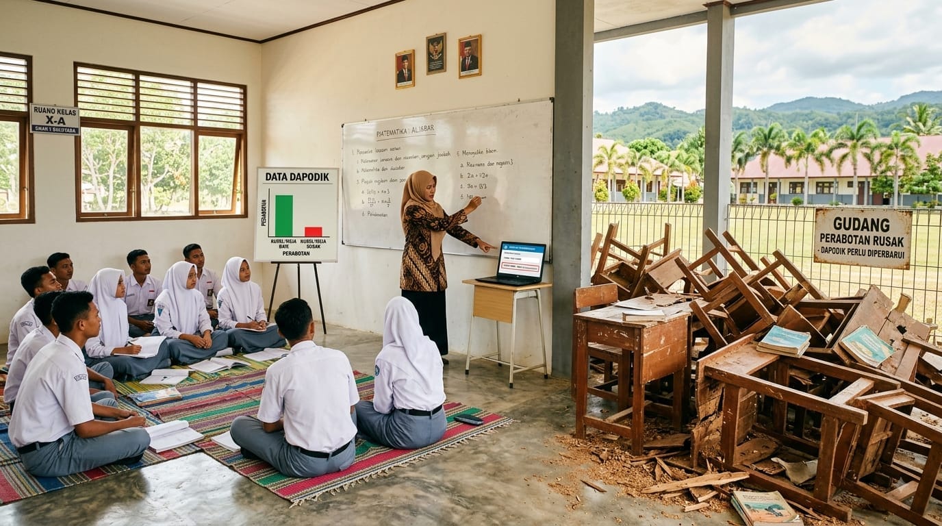 Pemprov Sulbar Anggarkan Rp115,6 Juta untuk Meja Kursi Baru SMAN 1 Bulutaba, Lima Kelas Masih Menunggu