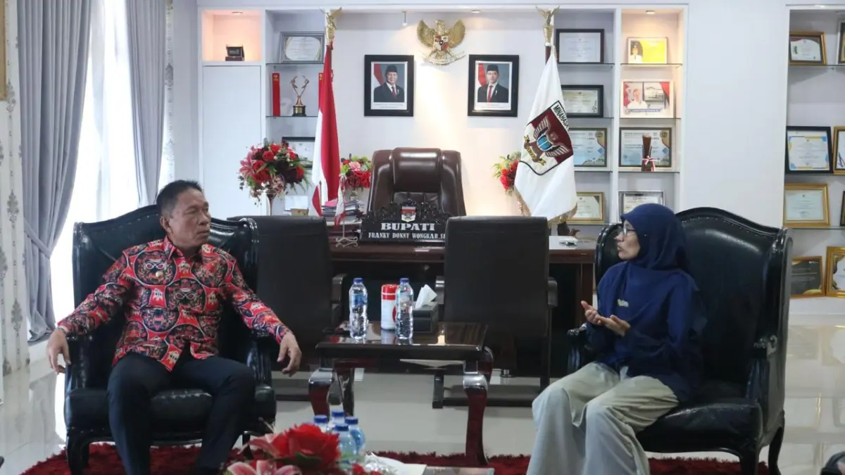 Bupati Minahasa Selatan Franky Donny Wongkar Terima Langsung Petugas BPS, Sensus Ekonomi 2026 Dimulai dari Kantor Pemkab
