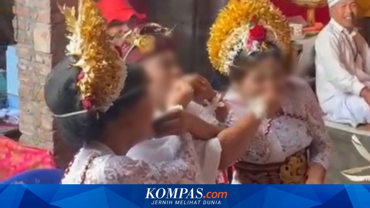 Viral Pria di Buleleng Duduk Satu Pelaminan dengan Dua Perempuan, Kades Ungkap Bukan Nikah Serentak