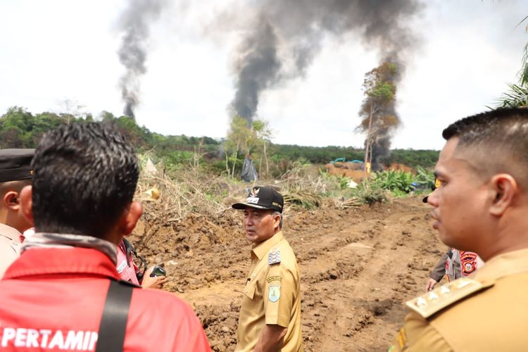 Kebakaran Sumur Minyak Ilegal di Perbatasan Muba-Muratara, Dua Warga Alami Luka Bakar 90 Persen