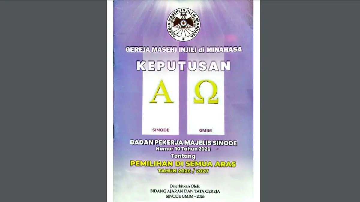 GMIM Terbitkan Aturan Baru Pemilihan Pelayan Khusus di Semua Aras, Ini 3 Poin Penting dalam Keputusan BPMS 2026