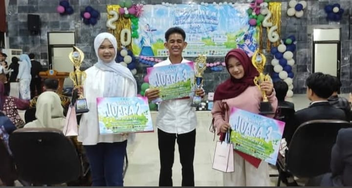 MAN 1 Lahat Borong Tiga Piala Lomba Lagu Daerah, Siswa Tampil di Gedung Pertemuan Pemkab