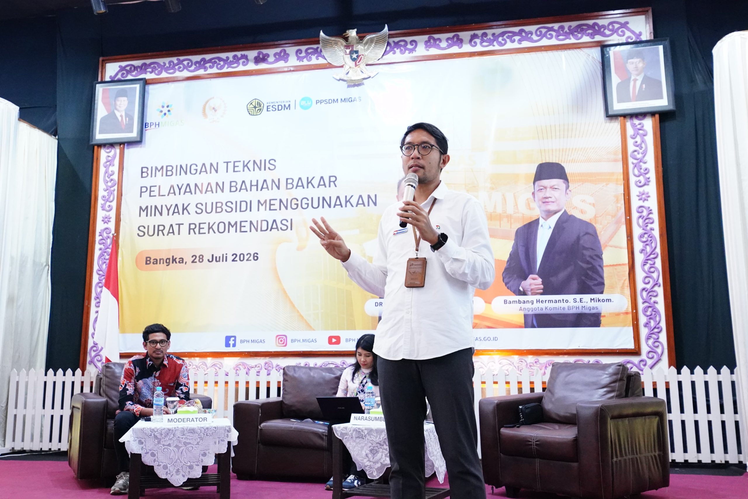 BPH Migas dan Pertamina Patra Niaga Gelar Bimtek BBM Subsidi di Bangka, Petani dan Nelayan Jadi Sasaran Utama
