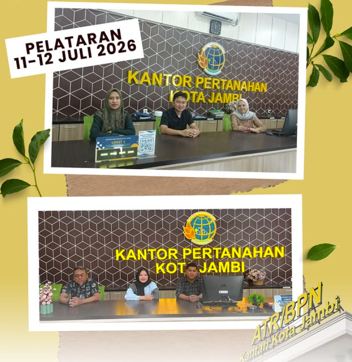 Kantor Pertanahan Kota Jambi Buka Layanan Akhir Pekan Mulai 11 Juli 2026, Ini Program 'PELATARAN'
