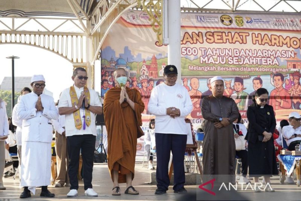 Pemkot Banjarmasin Gelar Doa Bersama 6 Agama Sambut Harjad ke-500, Hiburan Ditiadakan