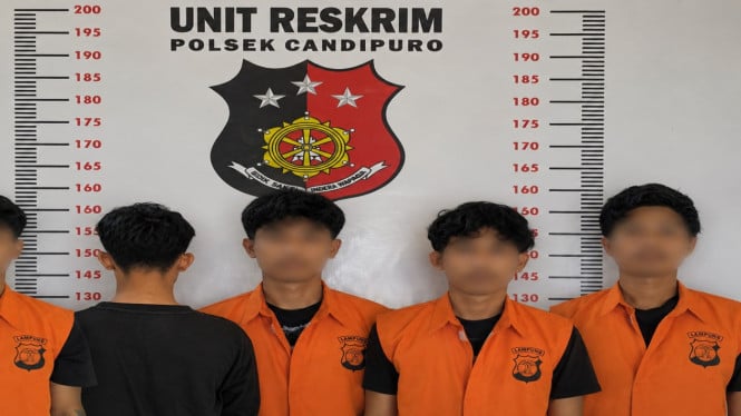 Polsek Candipuro Bongkar Sindikat Curanmotor Lintas Kabupaten di Lampung Selatan, 5 Tersangka Termasuk Anak di Bawah Umur Diamankan