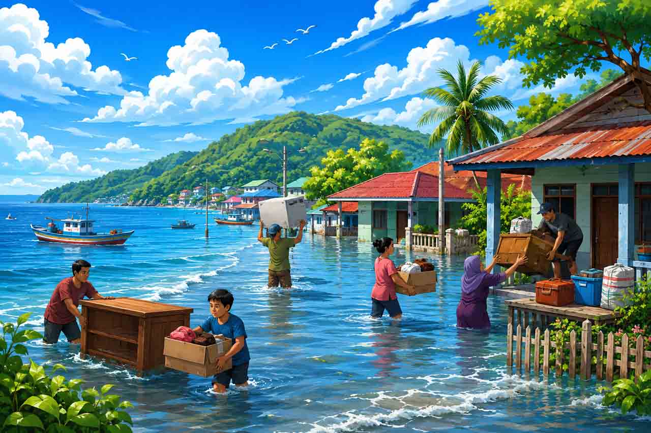 BMKG Peringatkan Potensi Banjir Rob di Pesisir Maluku 24–31 Juli 2026, Tiga Wilayah Ini Terdampak