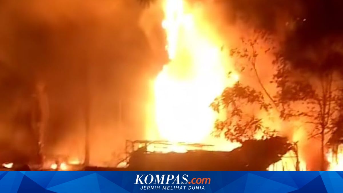 Kebakaran Rumah dan 3 Dapur Minyak Ilegal di Aceh Timur, Api Terlihat dari Jarak Puluhan Kilometer
